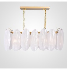 Люстра на штанге Angel Style Italian Murano Glass Rectangle L80 ImperiumLoft