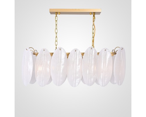 Люстра на штанге Angel Style Italian Murano Glass Rectangle L80 ImperiumLoft