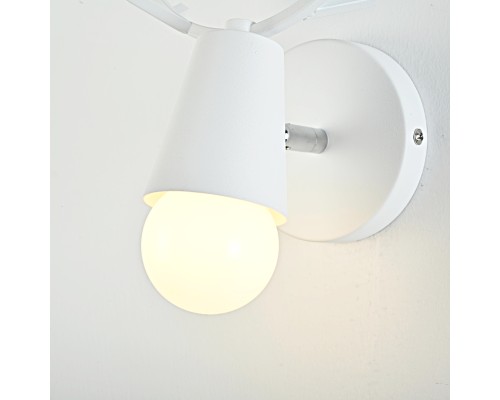 Бра с рожками DEER A White