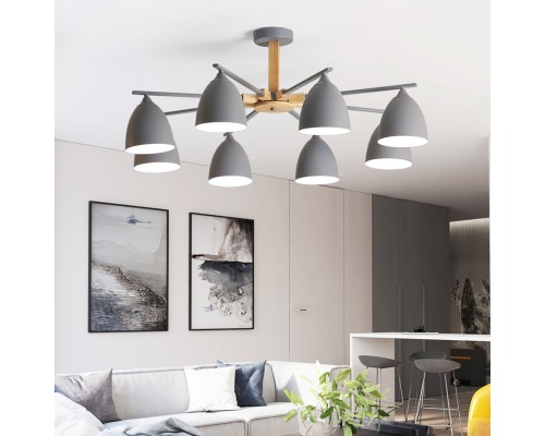 Потолочная люстра NOA 3 Gray