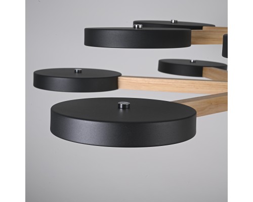 Люстра на штанге TURNA DBL L12 Black