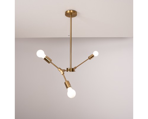 Люстра на штанге LATE D55 Gold ImperiumLoft