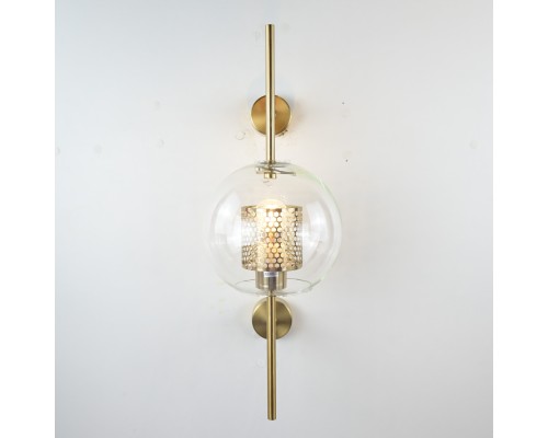Настенный светильник CATCH WALL ball L55 brass