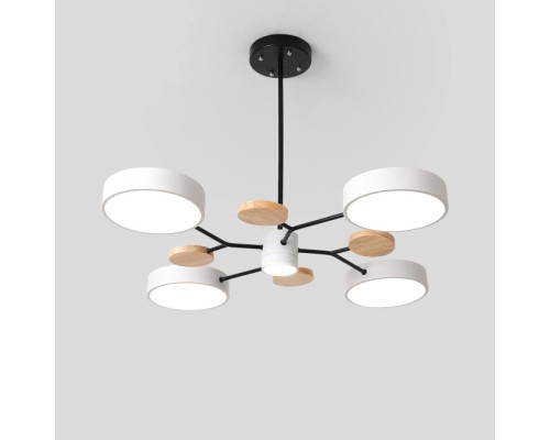 Люстра на штанге MEADE 5 lamps White ImperiumLoft