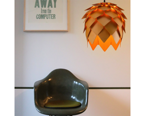 Подвесной светильник Crimea Pine Cone natural wood D20