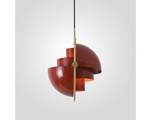Подвесной светильник Louis Weisdorff Gubi Multi-lite Pendant Red ImperiumLoft