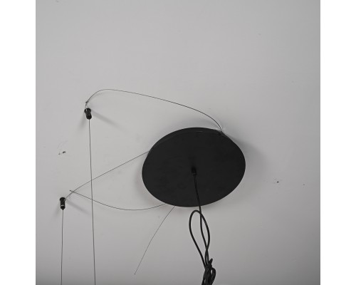 Реечный подвесной светильник PALMA Wall lamp 3 шара + 1 вазон горизонтальная ImperiumLoft