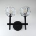 Бра Boule de Cristal Double Sconce Brass Черный