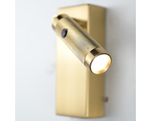 Бра Chelsom WALL LED KNURL BRASS ImperiumLoft