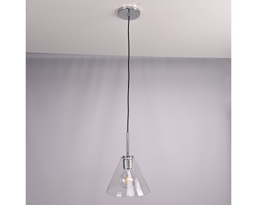 Подвесной светильник RH Utilitaire Funnel Pendant Silver ImperiumLoft