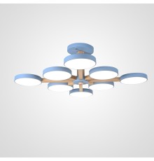 Потолочная люстра TURNA L8 Blue ImperiumLoft