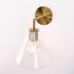 Бра RH Utilitaire Funnel Shade Single Sconce Brass