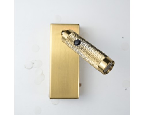 Бра Chelsom WALL LED KNURL BRASS ImperiumLoft