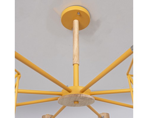 Потолочная люстра CORF B3 Yellow 8 lamps ImperiumLoft
