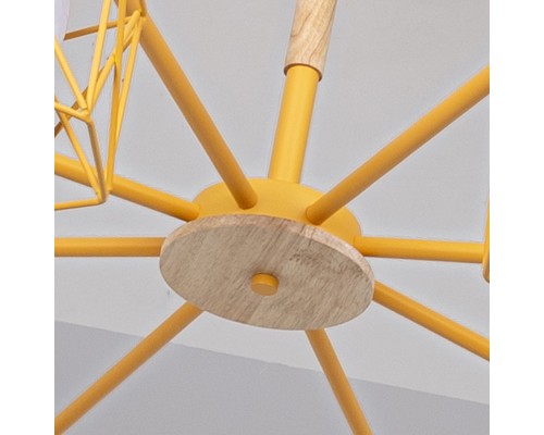Потолочная люстра CORF B3 Yellow 8 lamps ImperiumLoft