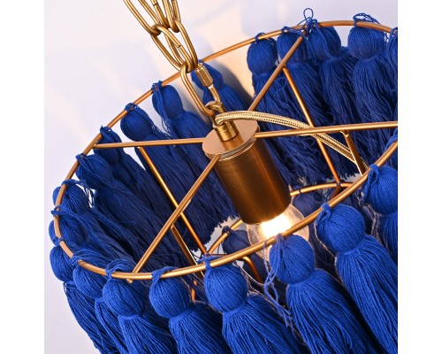 Настенный светильник TASSEL WALL Синий ImperiumLoft