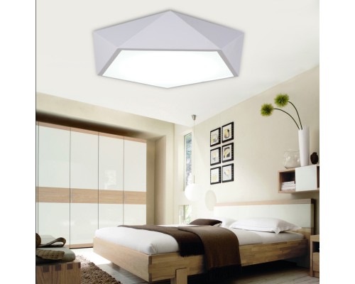 Потолочный светодиодный светильник GEOMETRIC Black D40