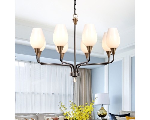 Подвесная люстра VIOLA MILK 6
