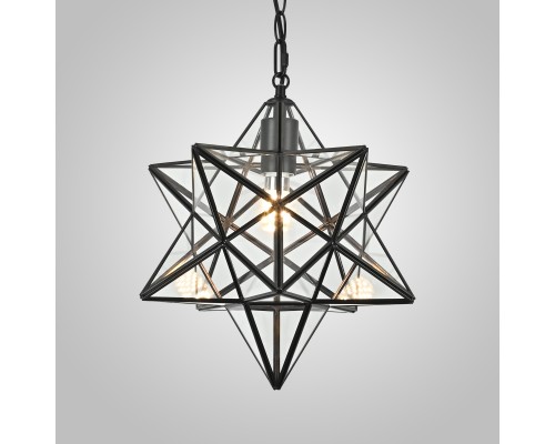 Люстра Black Star Clear Glass 35 см ImperiumLoft
