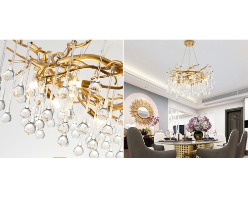 Подвесная люстра Droplet Chandelier ImperiumLoft