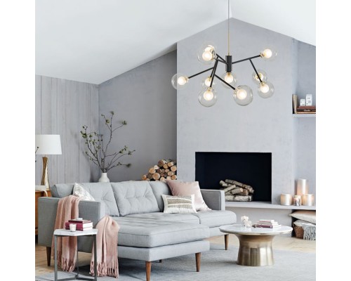 Подвесная люстра PEARL  L5 Grey