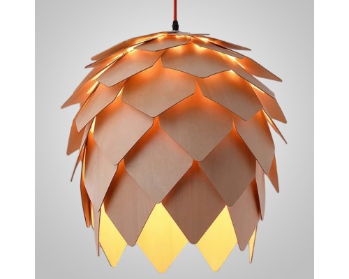 Подвесной светильник Crimea Pine Cone natural wood D20