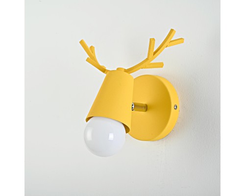 Бра с рожками DEER A Yellow