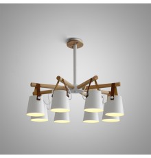 Люстра на штанге NATURA C8 white ImperiumLoft