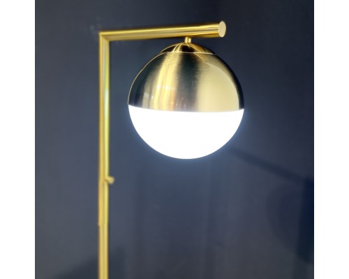 Торшер Geneva Single Glass Globe Floor Lamp