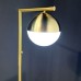 Торшер Geneva Single Glass Globe Floor Lamp