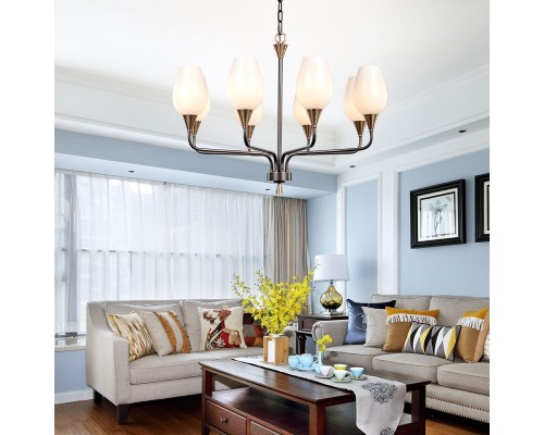 Подвесная люстра VIOLA MILK 6