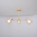 Потолочная люстра CORF B3 Yellow 3 lamps ImperiumLoft