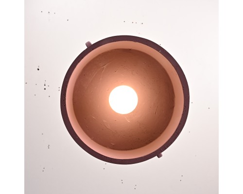 Подвесной бетонный светильник SKOVL A терракот