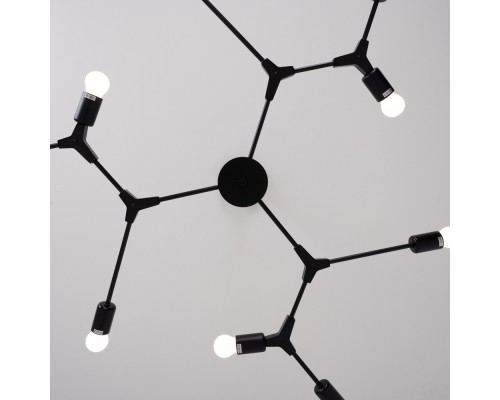 Люстра на штанге LATE D103 Black ImperiumLoft