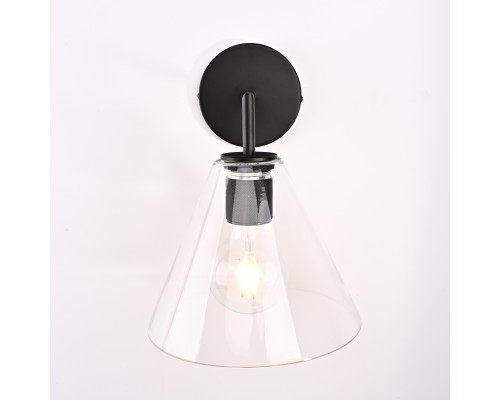 Бра RH Utilitaire Funnel Shade Single Sconce Black