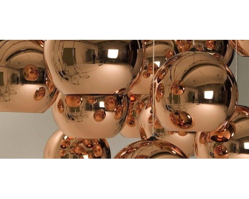 Подвесной светильник Copper Shade Chrome D50