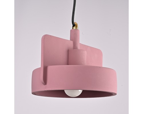 Подвесной бетонный светильник SKOVL A терракот