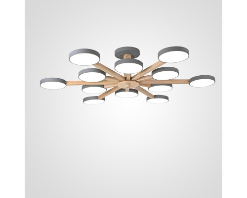 Потолочная люстра TURNA L12 Grey