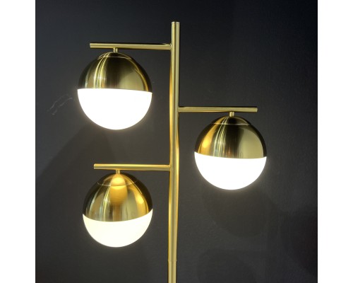 Торшер Geneva Glass Floor Lamp Triple