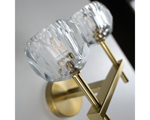 Бра Boule de Cristal Double Sconce Brass