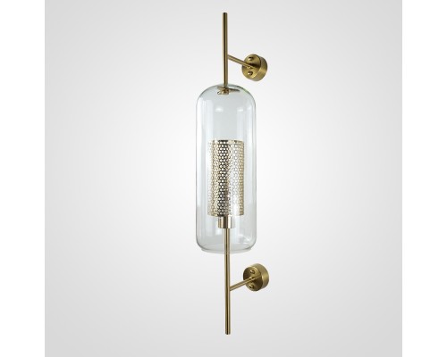 Настенный светильник CATCH WALL cylinder L78 brass ImperiumLoft