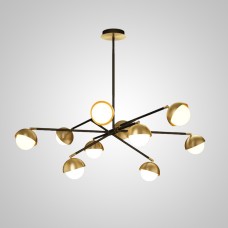 Люстра на штанге KENDALL L10 Black Gold ImperiumLoft