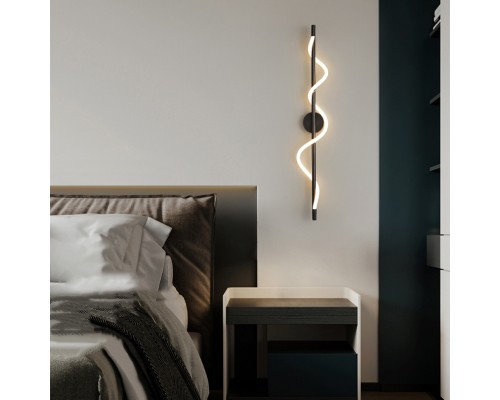 Настенный светильник MAURICE WALL H120 Black ImperiumLoft