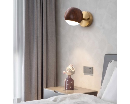 Настенный светильник BERNY A Dark brown ImperiumLoft