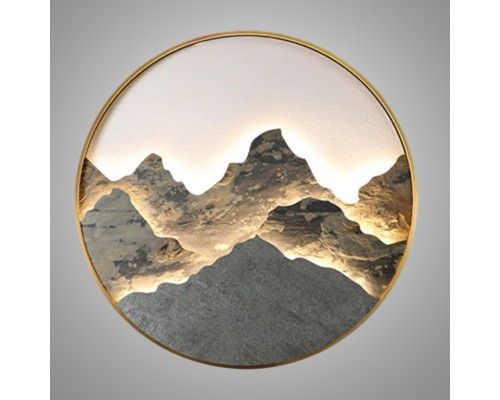 Настенный светильник DAWN D120 Brass ImperiumLoft