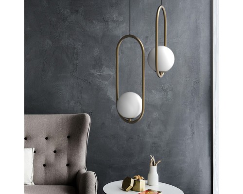 Подвесной светильник Matthew McCormick hoop 50 Бронза MILA Pendant