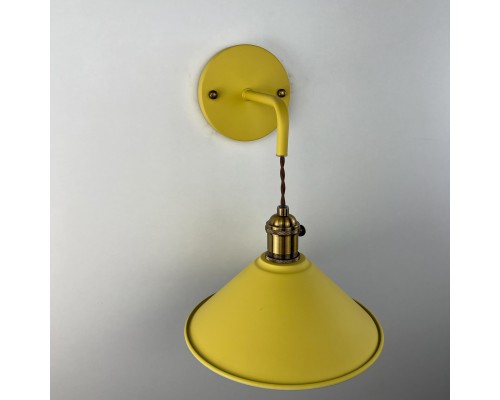 Бра с подвесным плафоном BRAID WALL Yellow