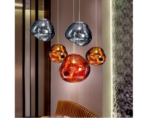 Подвесной светильник Tom Dixon Melt Pendant Silver D38 ImperiumLoft
