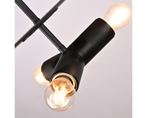 Люстра RH Utilitaire Disk Triple Pendant Black ImperiumLoft