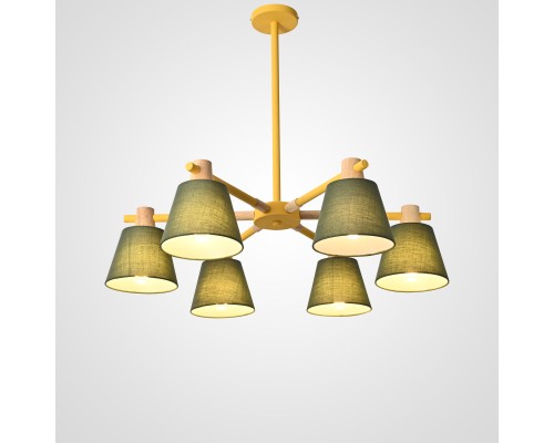 Люстра на штанге NATURA A GREEN 6